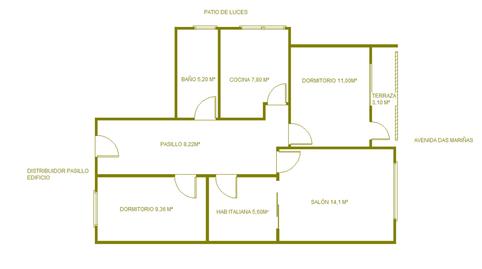 Apartment for sale on Avenida Das Mariñas, Perillo