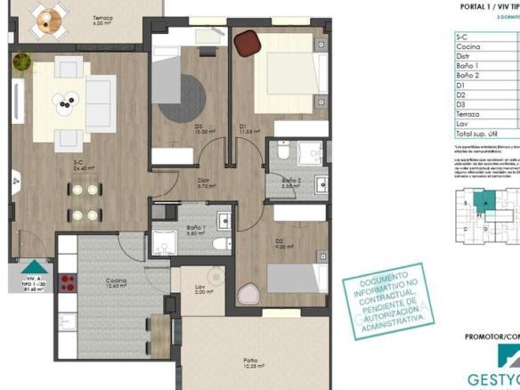 Apartment for sale on Avenida del Valle, Don Benito