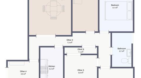 Apartment for sale in Ensanche – Parque del Oeste