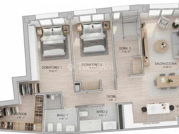 Piso en venta en Chiloeches