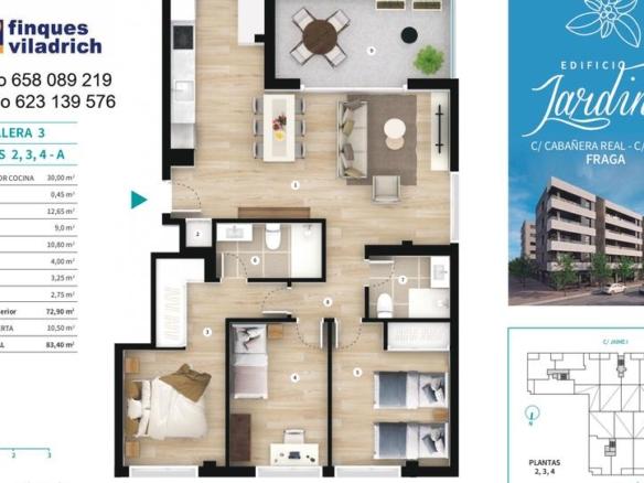 Apartment for sale on Calle Cabañera Real, Fraga