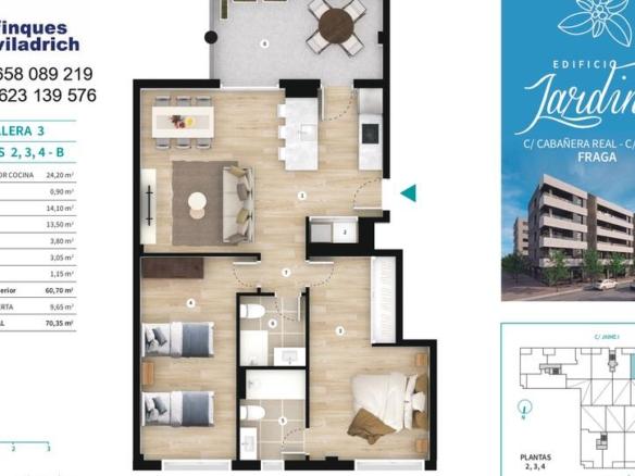 Apartment for sale on Calle Cabañera Real, Fraga