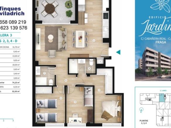 Apartment for sale on Calle Cabañera Real, Fraga