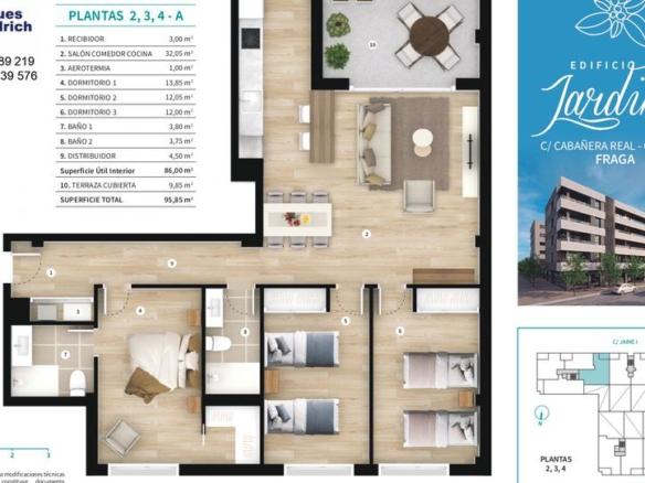 Apartment for sale on Calle Cabañera Real, Fraga
