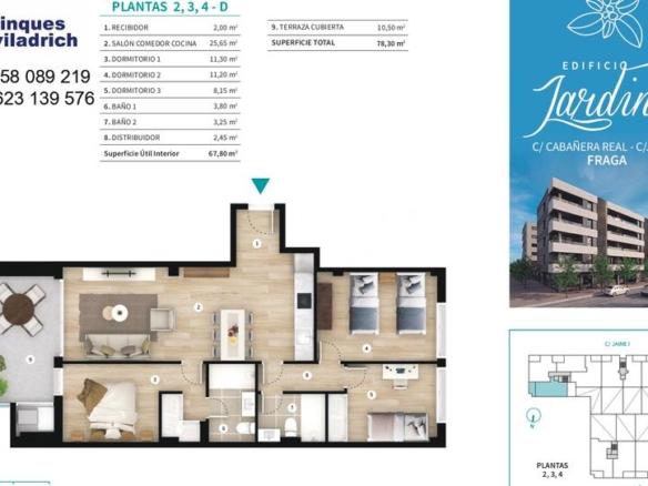 Apartment for sale on Calle Cabañera Real, Fraga