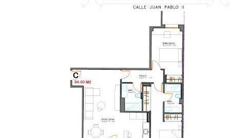 Apartment for sale on Juan Pablo II Street, La Lastra