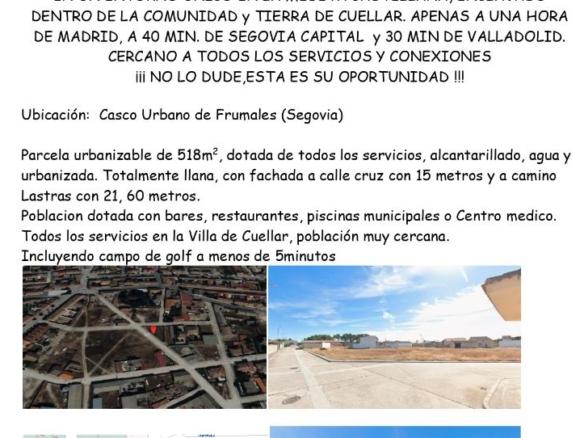 Residential property for sale at Camino Lastras, 8, Frumales