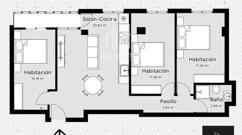 Apartment for sale in De Los Comuneros, Rollo – Puente Ladrillo