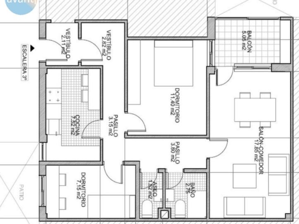 Apartment for sale in Ronda de Sancti Spiritus, Sancti Spiritus – San Juan